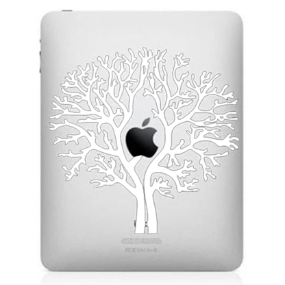 Sticker autocollant IPad Apple arbre