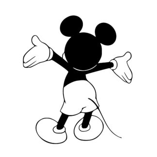 Sticker autocollant Mickey