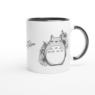 Mug en céramique blanche de 325 ml (11 oz) avec intérieur coloré