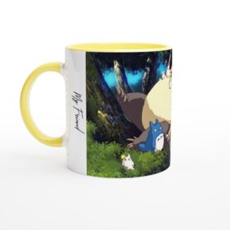 Mug en céramique blanche de 325 ml (11 oz) avec intérieur coloré dodo