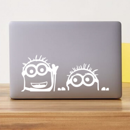 autocollant  Sticker ordinateur portable MacBook hp minions