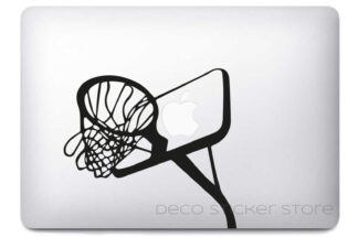 Autocollant  Sticker MacBook panier de basket