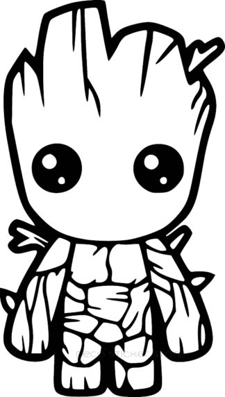 Autocollant sticker Groot