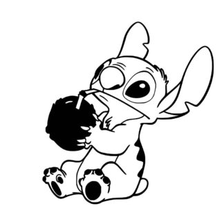 Sticker autocollant Stitch coco