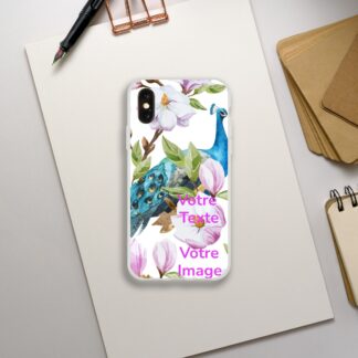 Coque de téléphone flexible Apple personnalisable