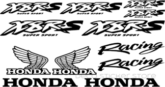 Kit  Sticker autocollant moto Honda X8R-S vintage