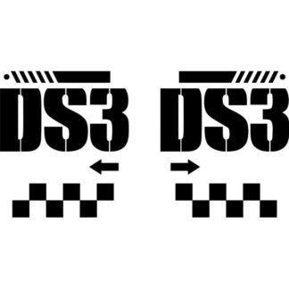 Kit stickers Citroën DS3 racing couleur au choix