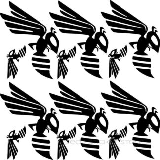 Kit stickers autocollants  frelon hornet couleur au choix