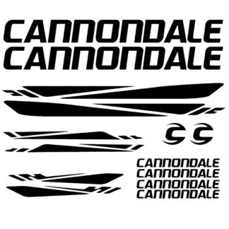 Kit stickers vélo mountain bike Cannondale modèle 3