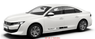 Lot de 2 bandes peugeot 508 couleur au choix