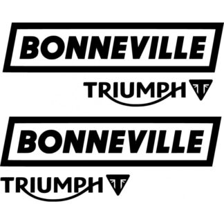 Lot de 2 stickers autocollant moto Triumph Bonneville