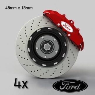 Lot de 4 stickers étriers de frein Ford