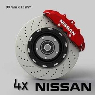 Lot de 4 stickers étriers de frein Nissan
