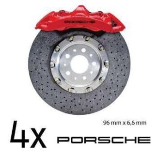 Lot de 4 stickers étriers de frein Porsche