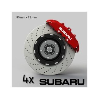 Lot de 4 stickers étriers de frein Subaru