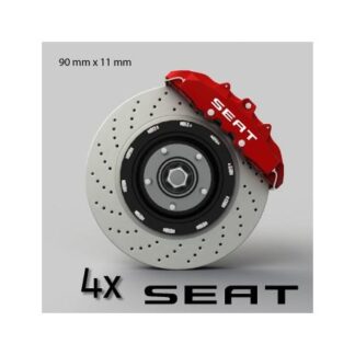 Lot de 4stickers étriers de frein SEAT