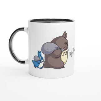 Mug  11oz avec intérieur coloré Totoro