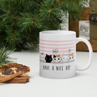 Mug Blanc Brillant Have a nice day