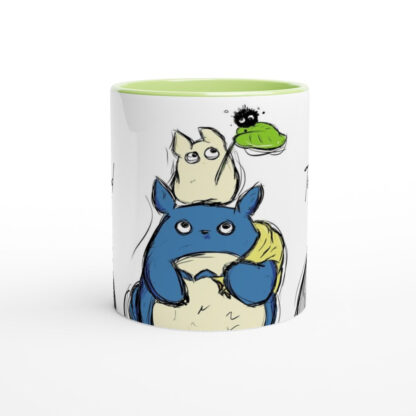 Mug en céramique blanche 325 ml (11 oz) avec intérieur coloré