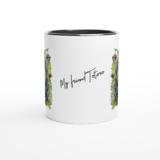 Mug en céramique blanche de 325 ml (11 oz) avec intérieur coloré