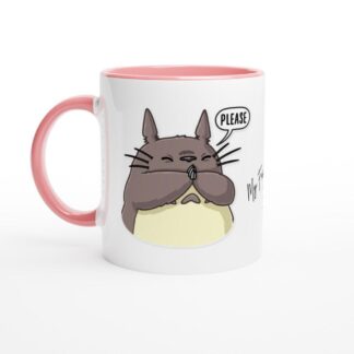 Mug totoro please avec intérieur coloré
