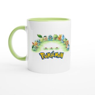 Pokémon Mug en céramique blanche 325 ml (11 oz) avec intérieur coloré