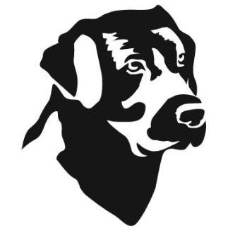 STICKER Chien de chasse