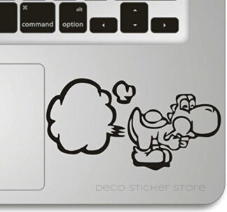 Sticker Autocollant  ❤️ Yoshi pète Trackpad