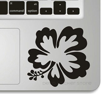 Sticker Autocollant  ❤️ hibiscus trackpad