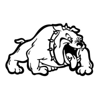 Sticker Chien bulldog