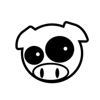 Sticker Cochon  JDM