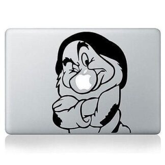 Sticker MacBook Nain Blanche Neige