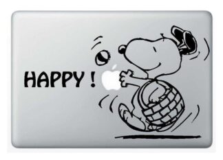 Sticker MacBook SNOOPY HAPPY
