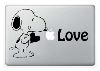 Sticker MacBook SNOOPY LOVE