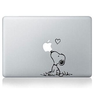 Sticker MacBook SNOOPY love Apple