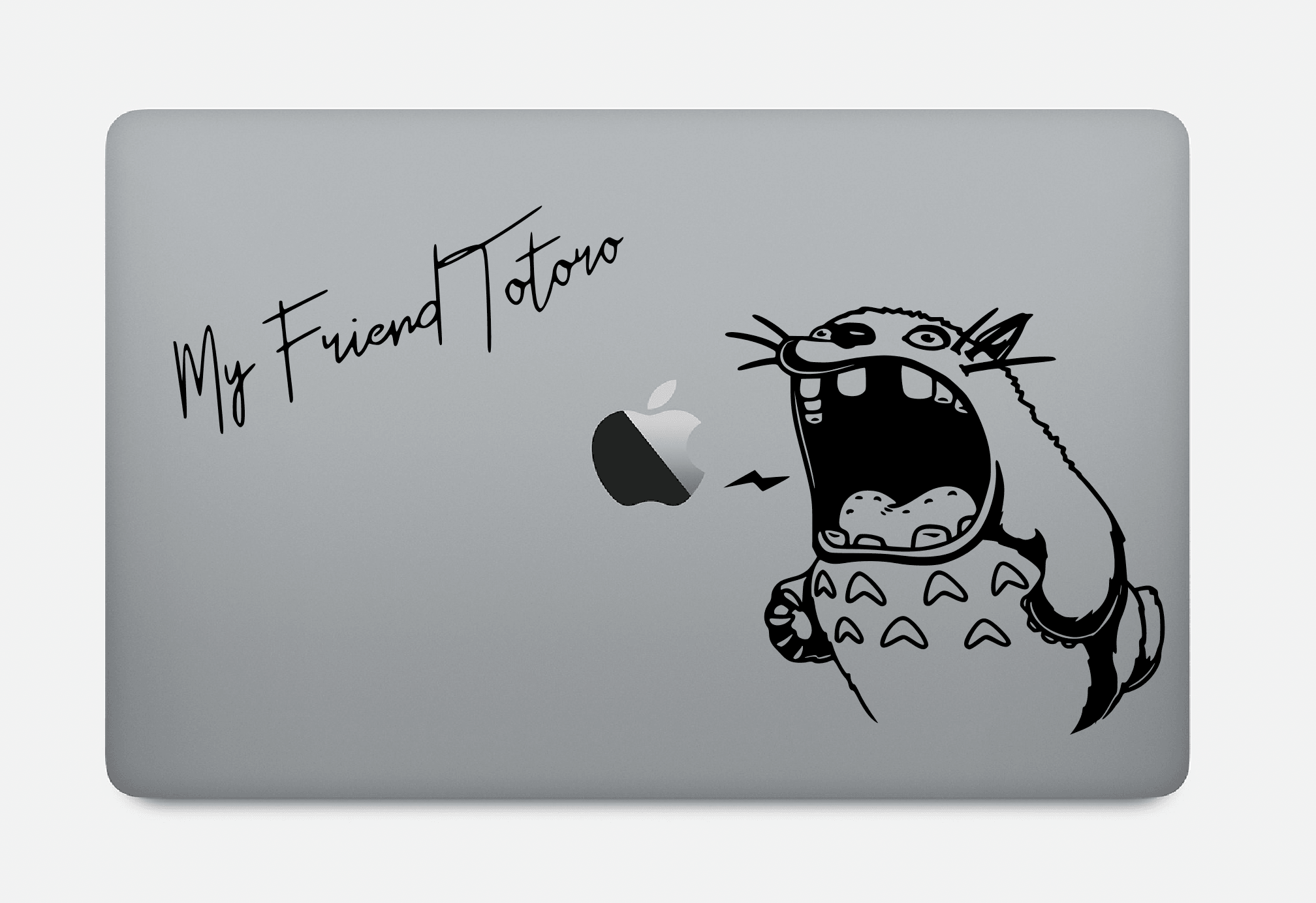 トトロが叫ぶMacBookステッカー – DecoStickerStore