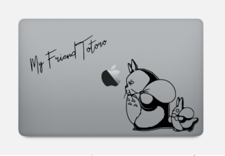Sticker MacBook Totoro voyage