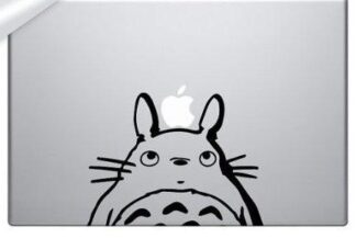 Sticker MacBook Totoro yeux levés