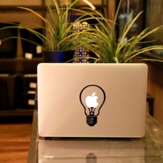 Sticker MacBook ampoule