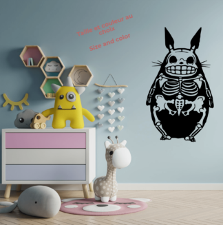 Sticker Totoro squelette