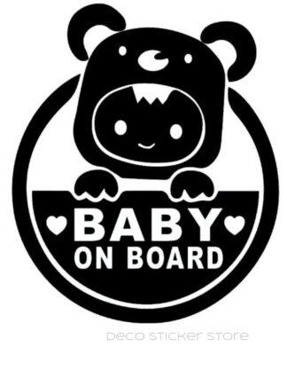 Sticker autocollant Bébé à bord modèle 12