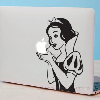 Sticker autocollant Blanche neige Apple MacBook Decal
