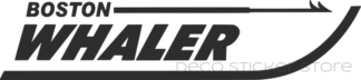 Sticker autocollant Boston Whaler bateau taille et couleur au choix