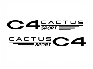 Sticker autocollant C4 Cactus citroën