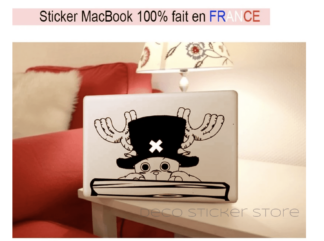 Sticker autocollant Chopper One Piece MacBook