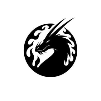 Sticker autocollant Dragon