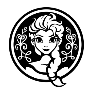 Sticker autocollant Elsa reine des neiges Deco Sticker Store