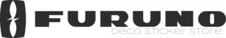 Sticker autocollant Furuno bateau taille et couleur au choix