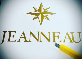 Sticker autocollant Jeanneau bateau taille et couleur au choix