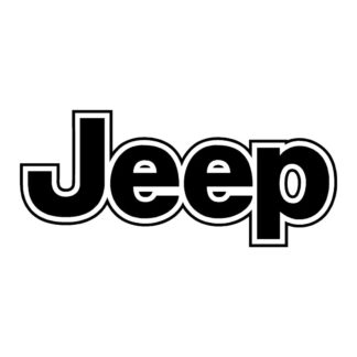 Sticker autocollant Logo Jeep métallique modèle 2